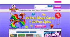 Desktop Screenshot of luckypantsbingo.com